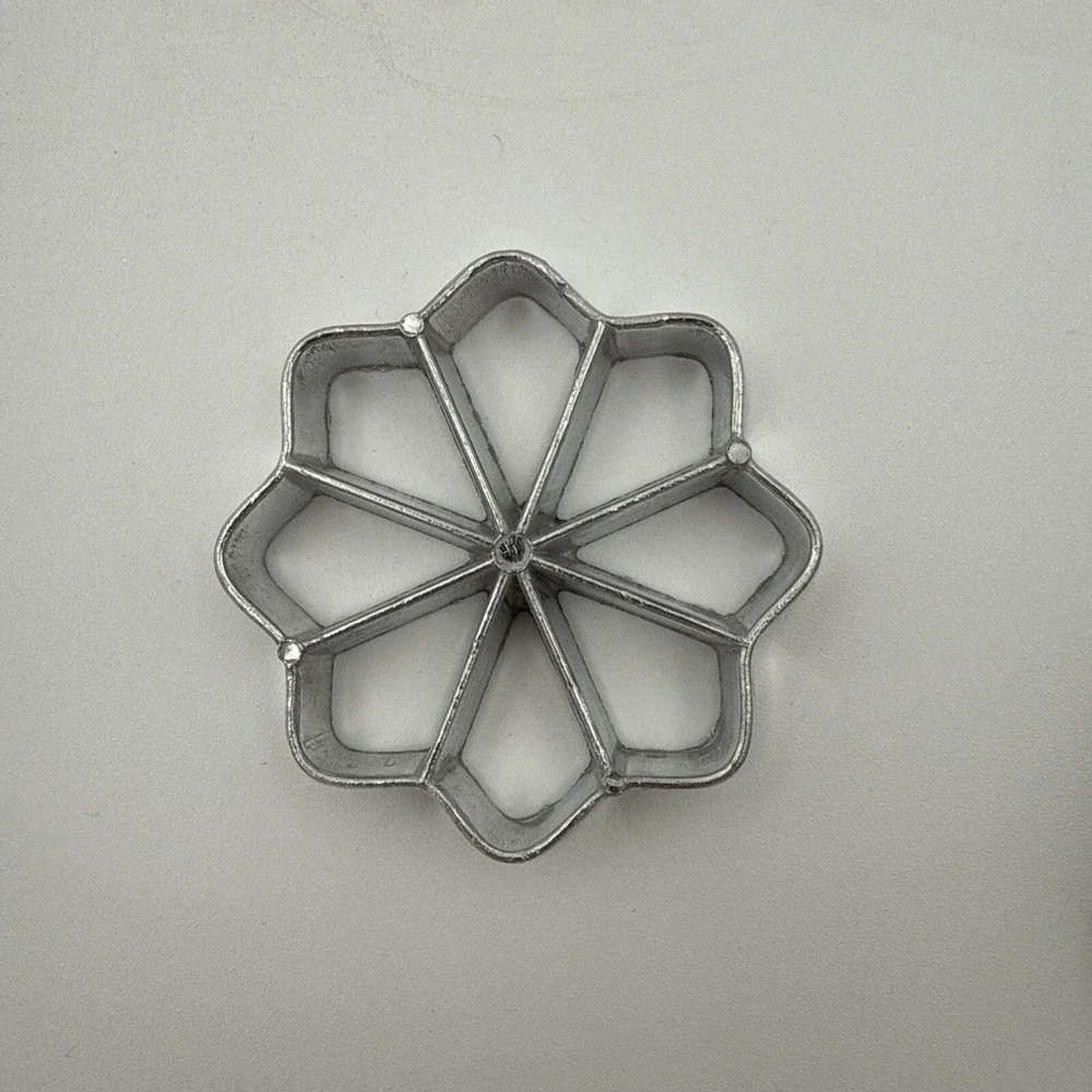 Set 4pc Rosette Pastry Maker, Spade, Clubs, Heart, Diamond, Butterfly, Flower,